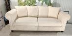 Prachtige beige ribstof bank (bezorgoptie), Ophalen of Verzenden, Zo goed als nieuw, Stof, 250 tot 300 cm