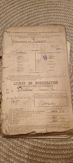 Livret lancier belge 1914 Binkom Leuven - bataille Haelen, Collections, Enlèvement ou Envoi, Autres