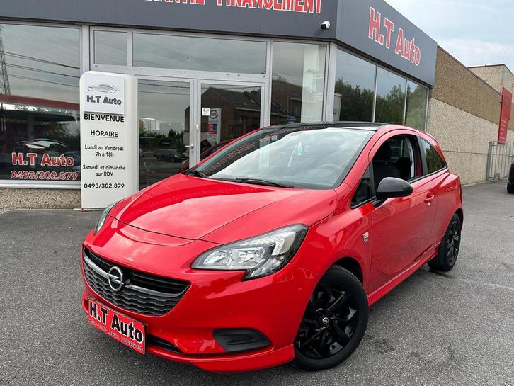 Opel Corsa 1.0 Turbo/Black Edition/OPC Line!!!, Auto's, Opel, Bedrijf, Te koop, Corsa, Adaptive Cruise Control, Airbags, Airconditioning