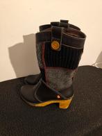 ART marineblauwe laarzen van leer en wol 39, Kleding | Dames, Schoenen, Hoge laarzen, Blauw, ART, Ophalen of Verzenden