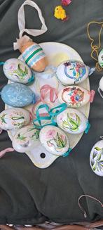 Oeufs peints mains vintage, Enlèvement ou Envoi