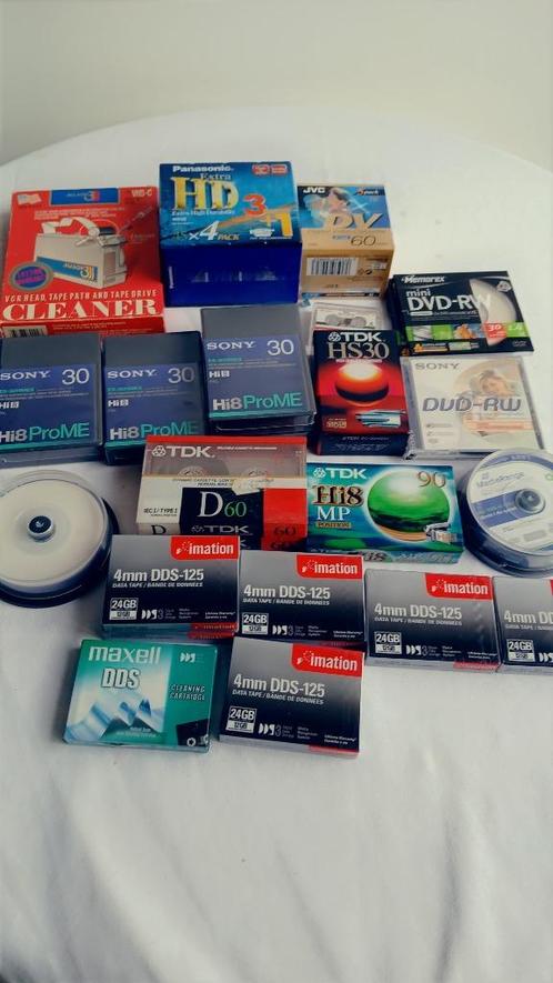 verschillende hi8-videobanden, 8 vhs-c-video, gegevens, Audio, Tv en Foto, Videocamera's Analoog, (Video)band, Hi 8, Ophalen of Verzenden