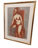 Maurits Van Saene (1919-2000) naakt, Antiek en Kunst, Kunst | Schilderijen | Modern, Ophalen