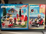 40 jaar Playmobil brandweer en kids, Kinderen en Baby's, Ophalen of Verzenden, Zo goed als nieuw, Complete set