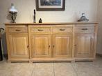 Dressoir | licht eiken | breedte 2m40, Ophalen, Gebruikt, Eikenhout, 200 cm of meer