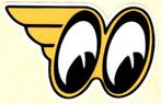 Mooneyes links sticker #13, Verzenden, Nieuw