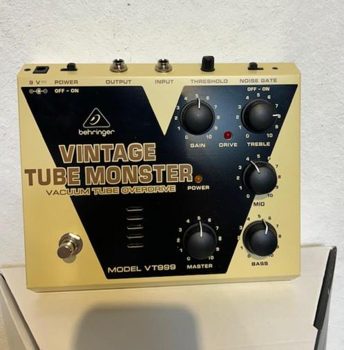 Behringer VT999 – Vintage Tube Monster Overdrive, Muziek en Instrumenten, Effecten, Zo goed als nieuw, Distortion, Overdrive of Fuzz