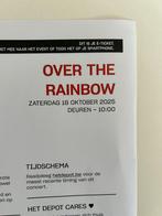 Ticket Over the rainbow - Depot Leuven - 18 oktober, Tickets en Kaartjes, Eén persoon