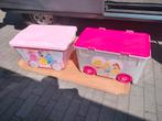 2 boxen van 52 liter om speelgoed in op te bergen., Ophalen, Zo goed als nieuw