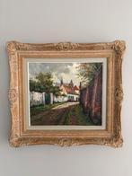 Schilderij Frans Van Genesen - 40cm x 35cm - Brugge, Antiek en Kunst, Ophalen