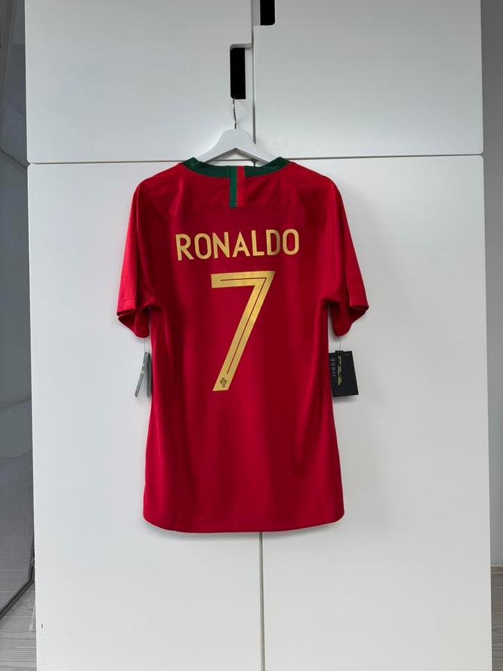 Portugal Nike voetbalshirt WK 2018 – Thuisshirt Ronaldo, Sport en Fitness, Voetbal, Nieuw, Shirt, Maat L, Ophalen of Verzenden
