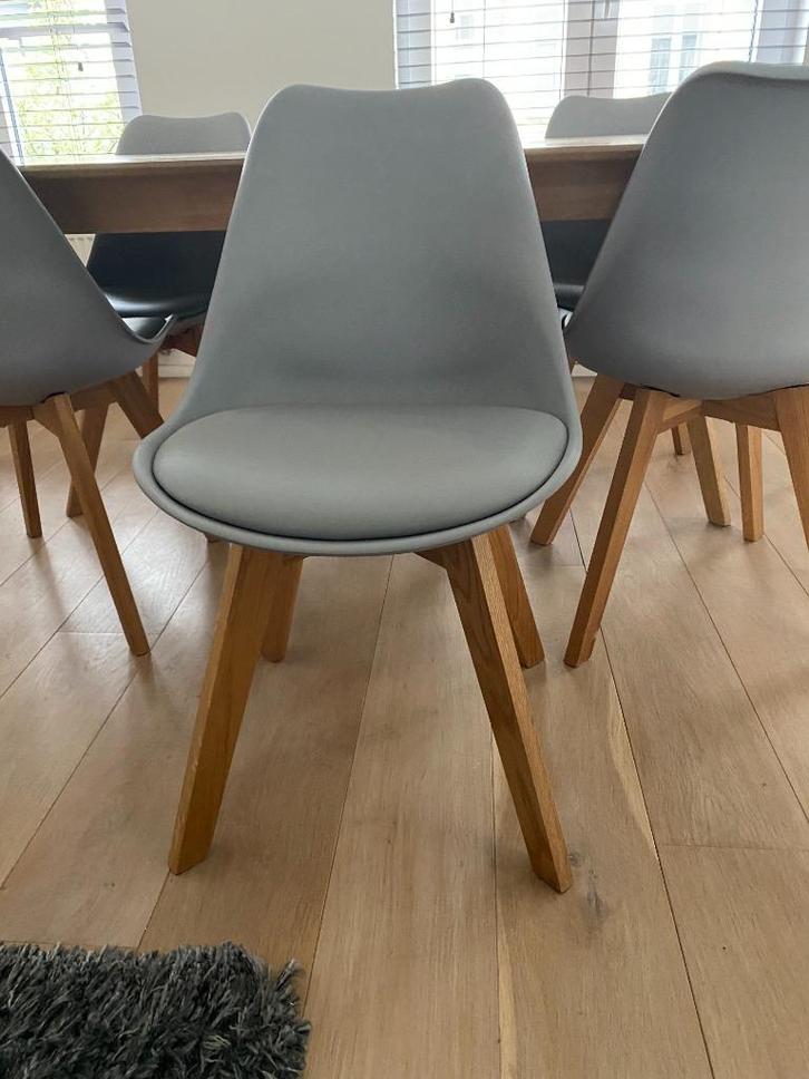 Stoelen van Maison du Monde, Huis en Inrichting, Stoelen, Zo goed als nieuw, Vijf, Zes of meer stoelen, Hout, Kunststof, Grijs