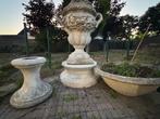 3 stenen tuinornamenten / Vazen – klassieke stijl, Ophalen