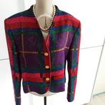 Kleurig jasje met gouddraad Pierre Bernard mt 44 zie afm, Vêtements | Femmes, Vestes & Costumes, Enlèvement ou Envoi, Manteau