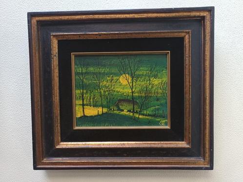 Schilderij - Luc De Ro - 'De Lente' ('77) - OPRUIMING!, Antiek en Kunst, Kunst | Schilderijen | Klassiek, Ophalen of Verzenden