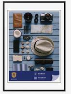 Fotolijst - Henzo - Napoli - Fotomaat 70x100 cm - Zwart, Huis en Inrichting, Woonaccessoires | Lijsten, Ophalen, Kunststof, 50 tot 75 cm