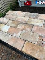 Lot Antieke rechthoekige terracotta tegels, Ophalen