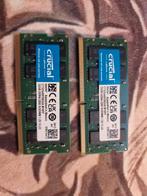 Mémoire Ram Le plus haut de gamme 32 Go 3200 Mhz Crucial, Ophalen of Verzenden, Zo goed als nieuw, DDR4
