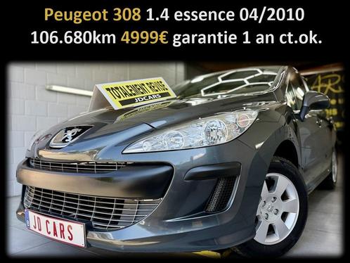 PEUGEOT 308 1.4 ESSENCE ‼️GARANTIE 1AN CTOK‼️, Auto's, Peugeot, Bedrijf, Te koop, ABS, Airbags, Airconditioning, Alarm, Bluetooth