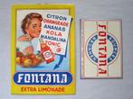 Reclameborden Fontana 1955 en 1958, Ophalen of Verzenden, Gebruikt, Reclamebord