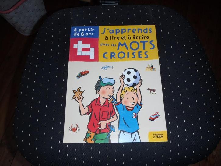 J'apprends à lire et à écrire avec les mots croisés, Boeken, Schoolboeken, Nieuw, Frans, BSO, Ophalen of Verzenden