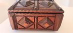 tramp art box, Ophalen of Verzenden