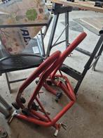 Moto paddock stand, Ophalen