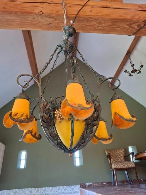 Franse Art deco luchter, Antiek en Kunst, Antiek | Verlichting, Ophalen