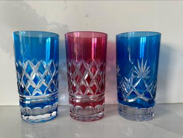 Val Saint Lambert longdrinkglazen/gobelet 3 stuks beschikbaar voor biedingen