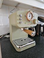 CREATE - Thera Retro Matt - 15 bars - 1100 W, Café moulu, Machine à espresso, Tuyau à Vapeur, Comme neuf