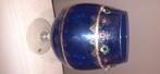 Beker glas Italiaans Blauw  retro antiek, Ophalen of Verzenden