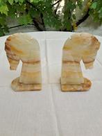 Vintage onyx boekensteunen, Antiek en Kunst, Ophalen of Verzenden