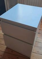 Table de chevet commode 2 tiroirs Malm, Enlèvement, Utilisé