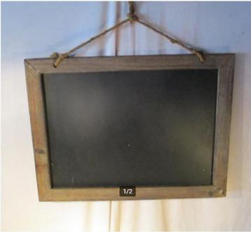 Antieke Houten Krijtbord - 53x40 beschikbaar voor biedingen