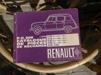 catalogue de pieces de rechange R4L Renault, Ophalen of Verzenden