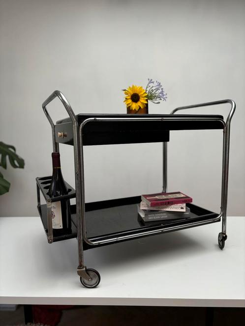 Torck bijzettafeltje / serveer trolley vintage retro, Huis en Inrichting, Tafels | Bijzettafels, Ophalen