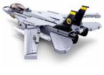 Bouwblokken set Militair - F14 Tomcat (404 blokjes), Enlèvement ou Envoi, Neuf