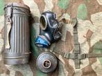 Masque à gaz M38 de la mi-guerre en boîte avec masque, Collections, Objets militaires | Seconde Guerre mondiale, Autres types