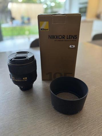 AF-S NIKKOR 105mm f/1.4E ED | Perfecte staat beschikbaar voor biedingen