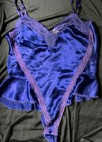 Nieuwe paars luxe lingerie body maat S, Kleding | Dames, Ondergoed en Lingerie, Ophalen of Verzenden, Paars