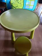 Table avec 2 tabourets, Enfants & Bébés, Chambre d'enfant | Tables & Chaises, Enlèvement, Utilisé, Table(s) et Chaise(s)