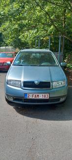 Skoda fabia combi 2003 1.4i benzine 100pk, Auto's, Voorwielaandrijving, Zwart, Centrale vergrendeling, Leder