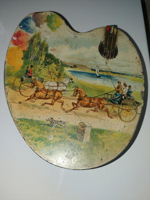 Boîte à biscuits - Huntley & Palmers 1902, Antiquités & Art, Art | Objets design, Envoi
