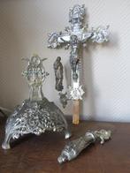 Kruisbeeld in zilveren liniaal wordt gerestaureerd, Antiek en Kunst, Ophalen of Verzenden