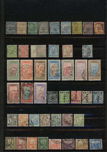 Lot de 140 timbres Tunisie avant 1940, Enlèvement ou Envoi, Tunisie, Affranchi