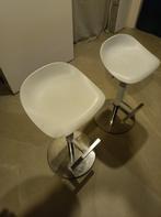 JANINGE Tabouret de bar, blanc, 76 cm, Huis en Inrichting, Ophalen, Gebruikt, 2 krukken, Metaal