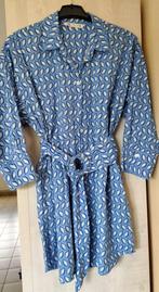 Zara blouse met riem maat L, Zara, Blauw, Maat 42/44 (L), Ophalen of Verzenden