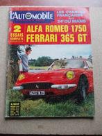 L AUTOMOBIEL 266 TEST ALFA ROMEO 1750 FERRARI 365 GT 1968, Gelezen, Alfa Romeo, Ophalen of Verzenden