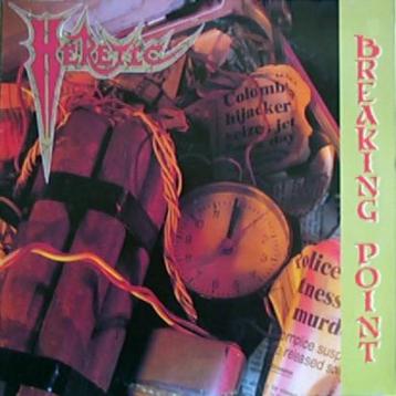 HERETIC / breaking point. 1lp. 1988. 1ste persing. beschikbaar voor biedingen