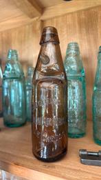 Zeldzame bruine kogelfles, Antiek en Kunst, Ophalen